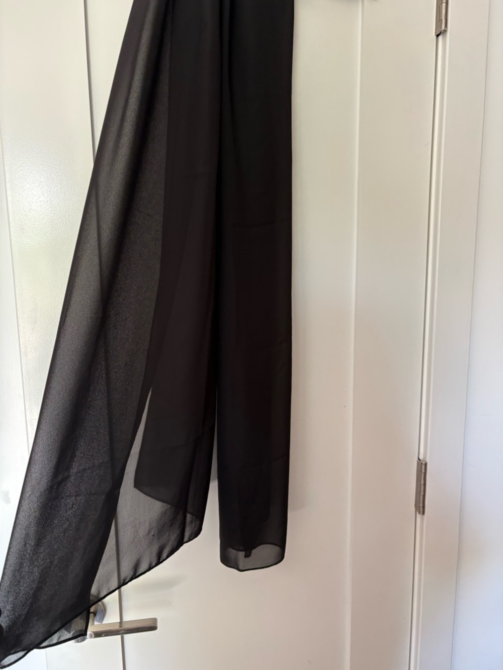 Black Sheer Scarf / Wrap